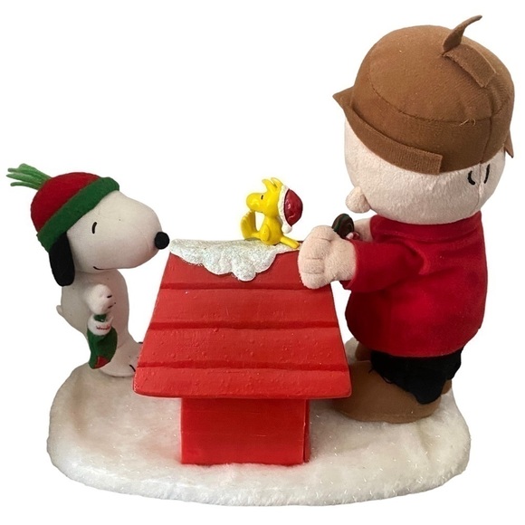Vintage gemmy Peanuts Christmas, Charlie Brown, Snoopy, lights, movement… - Picture 7 of 8